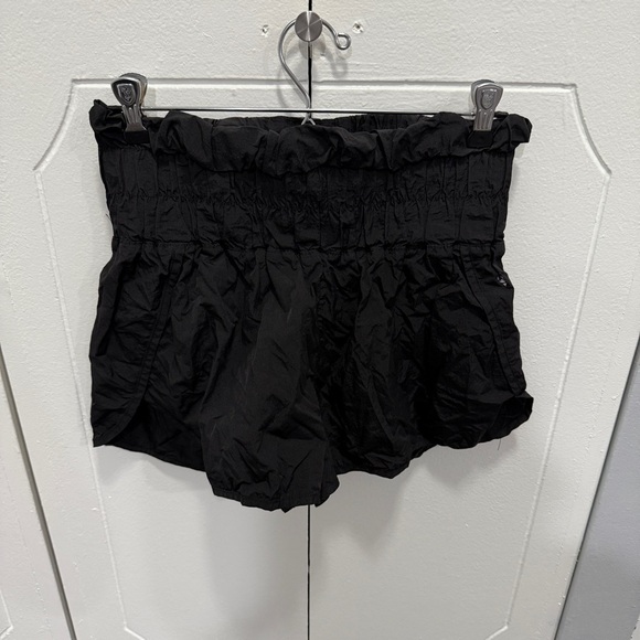 Free People Movement Black The Way Home Logo Shorts - Picture 4 of 12